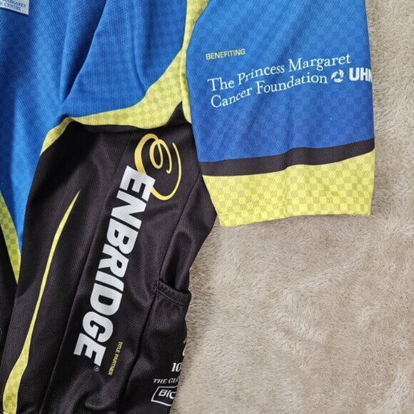 Sugoi Cycling Jersey Full Zip Ride to Conquer Cancer Charity Pocket Mens Sz S - Picture 7 of 10